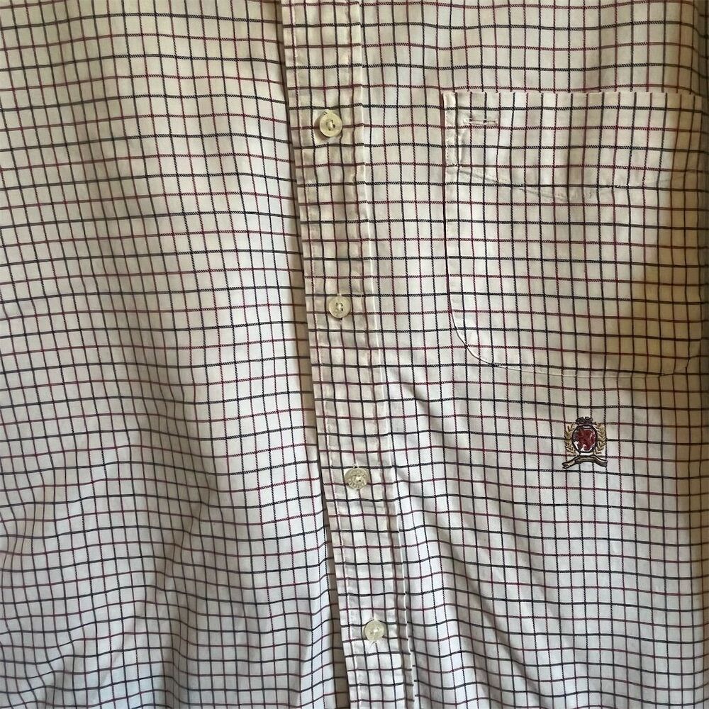 Tommy Hilfiger Men's Check Button-Up Shirt Multicolor Size M - Picture 2 of 7
